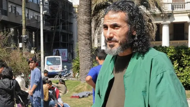 Jihad Diyab en Montevideo en una foto de archivo del 8 de septiembre de 2015.