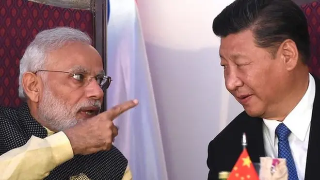 नरेंद्र मोदी, शी जिनपिंग