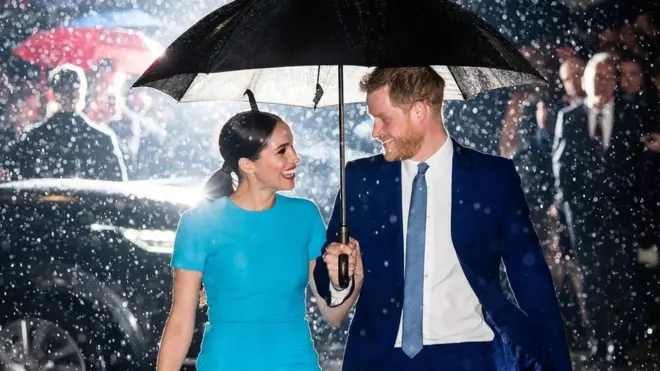 Prince Harry, Duke of Sussex and Meghan, Duchess of Sussex attend The Endeavour Fund Awards at Mansion House