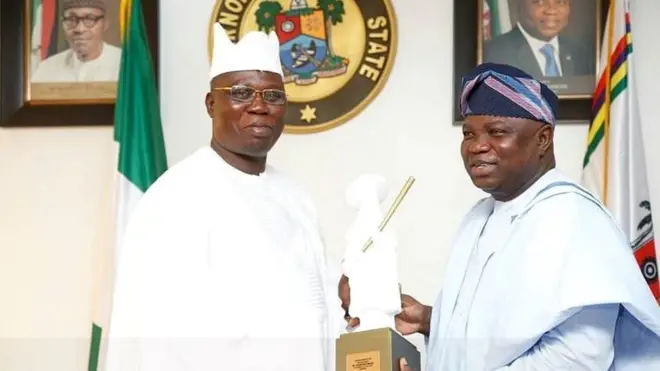 Gani Adams ati Akinwunmi Ambode