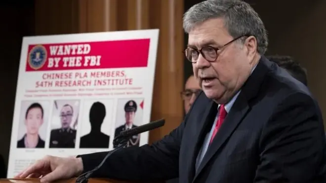 المدعي العام الأمريكي، وليام بار، يصف العملية بأنها من أكبر عمليات اختراق البيانات في التاريخ