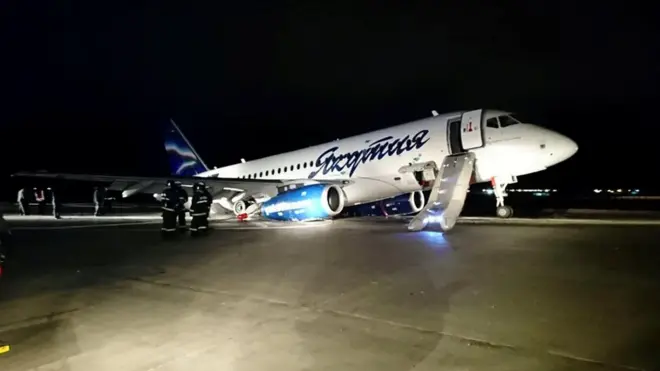 авария "Суперджета" в аэропорту Якутска