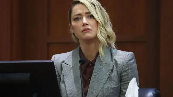 Amber Heard in court on 26 May