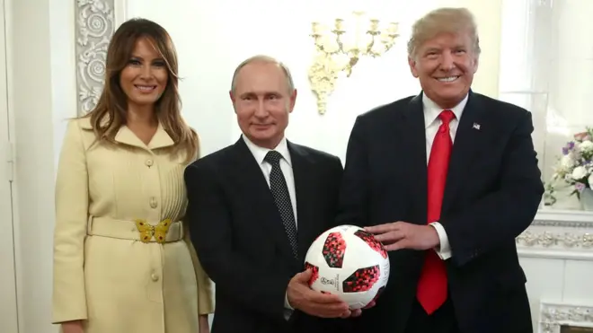 К концу пресс-конференции оба президента казались очень довольными