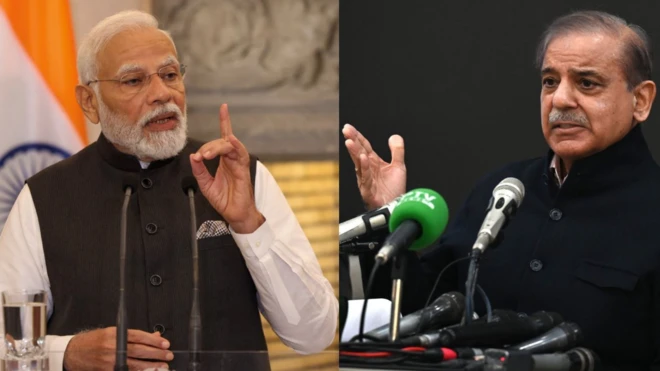 पीएम मोदी और शहबाज़ शरीफ़