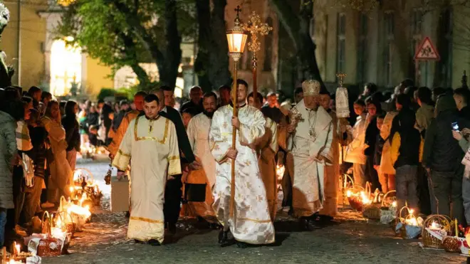 Святкування Великодня в Ужгороді
