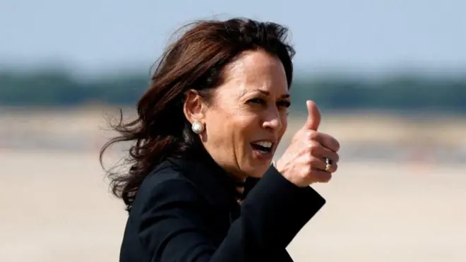 Харрис в хорошем настроении