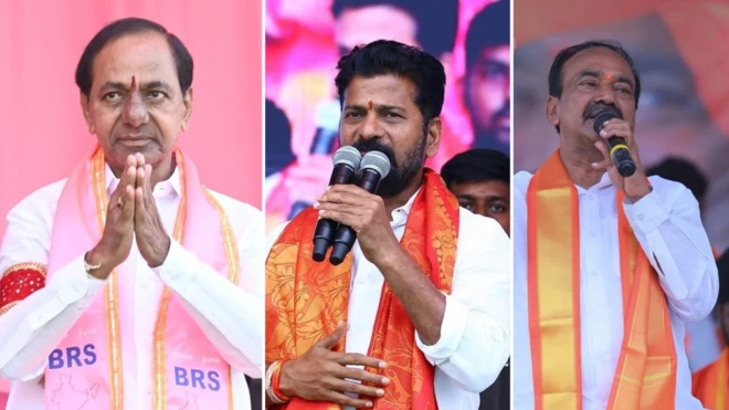 కేసీఆర్, రేవంత్, ఈటల