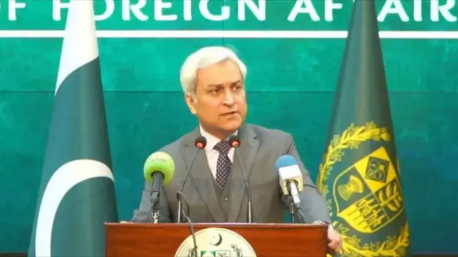 طاهر اندرابی، سخنگوی وزارت خارجه پاکستان