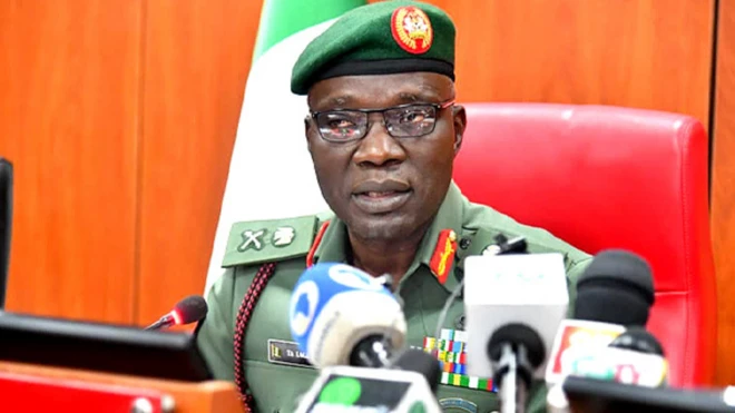 Nigeria Chief of Army Staff, Lt.-Gen. Taoreed Lagbaja