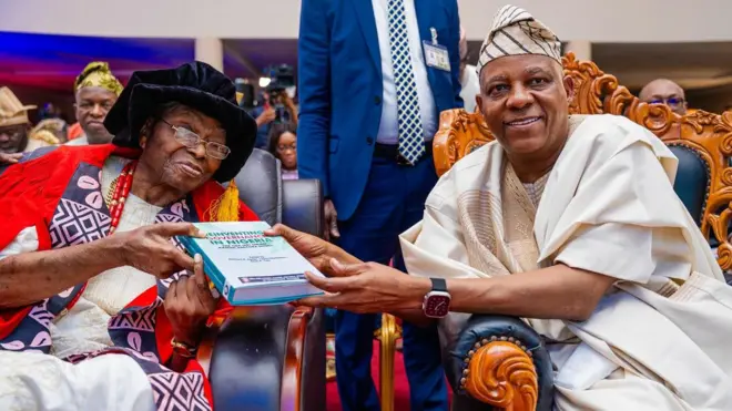 Aworan Awujale ati Kashim Shettima