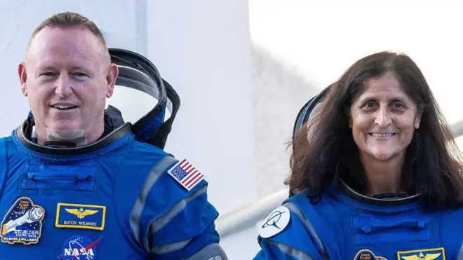સુનીતા વિલિયમ્સ અને બૅરી બુચ