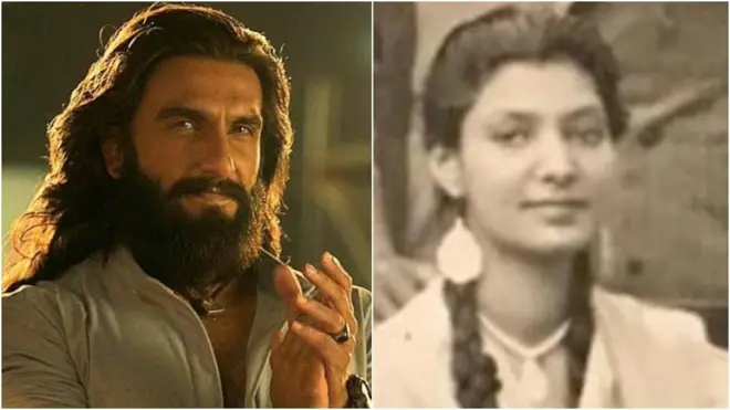 رنویر سنگھ اور ان کی دادی چاند برق