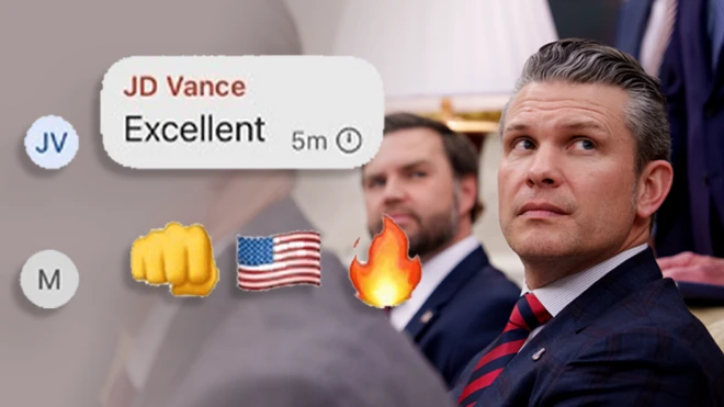 El secretario Pete Hegseth