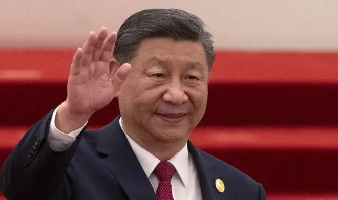 One head and shoulders shot of President Xi