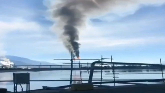 مازوت‌سوزی در نیروگاه شازند در اراک