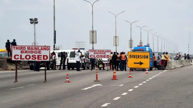 Third Mainland Bridge closed