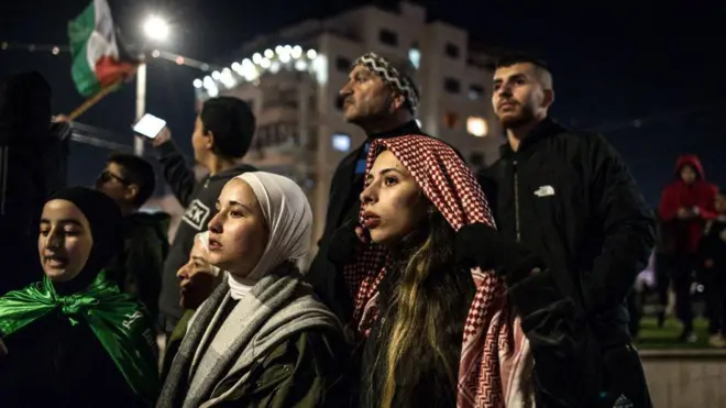 Семьи палестинских заключенных ожидают их освобождения