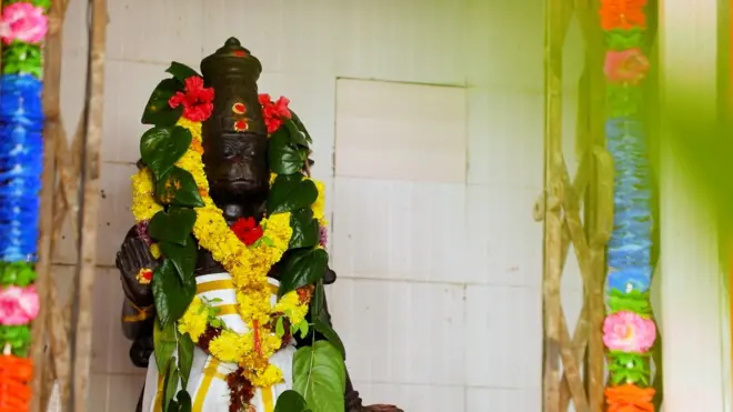 సప్తమందిర ఆలయంలోని హనుమాన్ 