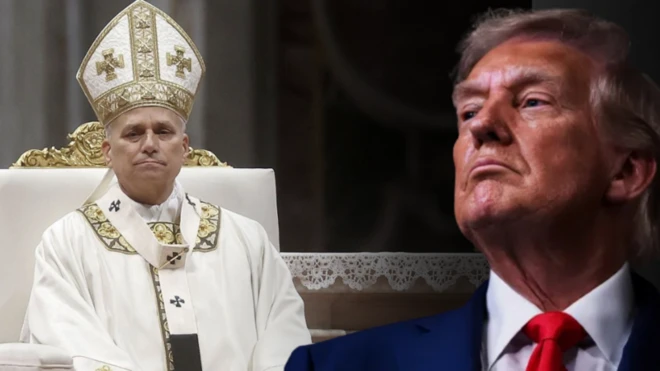 ሊቀ ጳጳስ ሊዮ እና ፕሬዝዳንት ዶናልድ ትራምፕ 