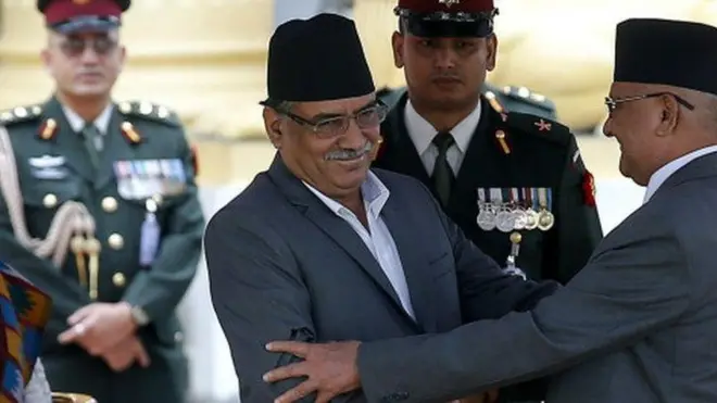 प्रचण्ड र ओली