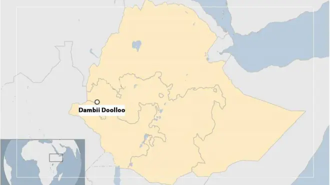Bakka magaalaan Dambi-Doolloo itti argamu