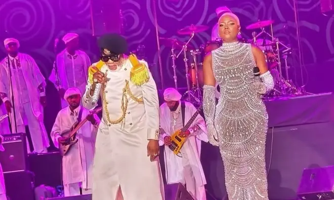 Koffi Olomide n'umugore we Cindy mu gitaramo i Bruxelles