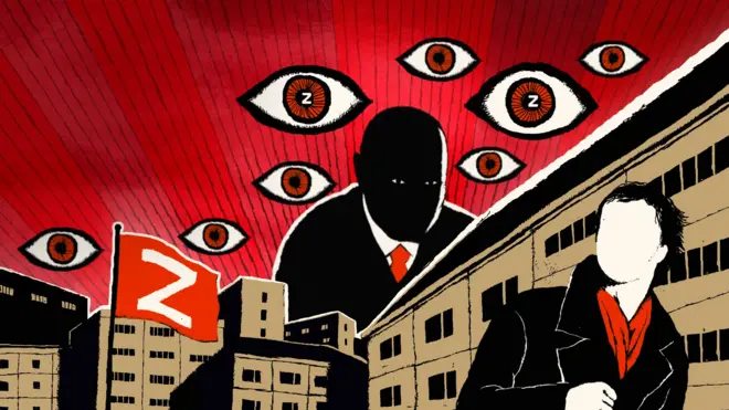 ilustracija - oči, ljudi, cinkarenje u rusiji