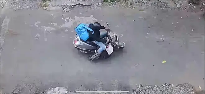 चोरीचे सीसीटीव्ही फुटेज 