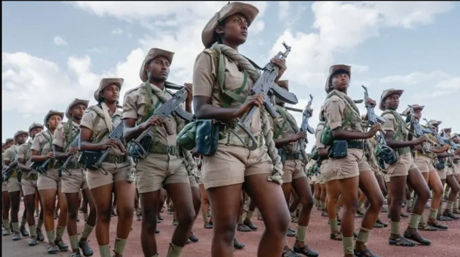 Qar ka mid ah ciidamada Eritrea