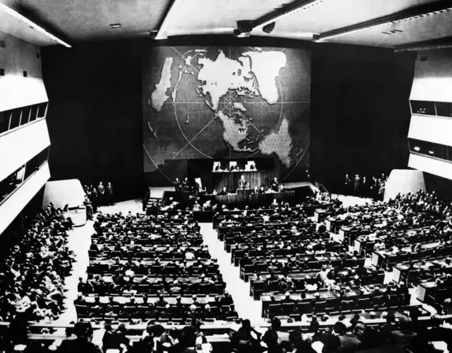 ১৯৪৬ সালে নিউ ইয়র্কে সাধারণ পরিষদের প্রথম সভা 