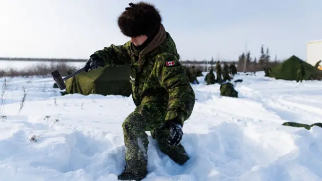 Tropas de la OTAN en el Ártico