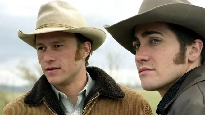 Ennis Del Mar (Heath Ledger) y Jack Twist (Jake Gyllenhaal)