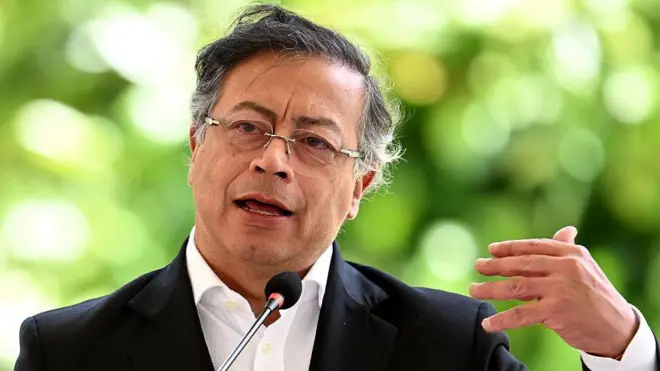 Gustavo Petro fotografiado en agosto de 2025.