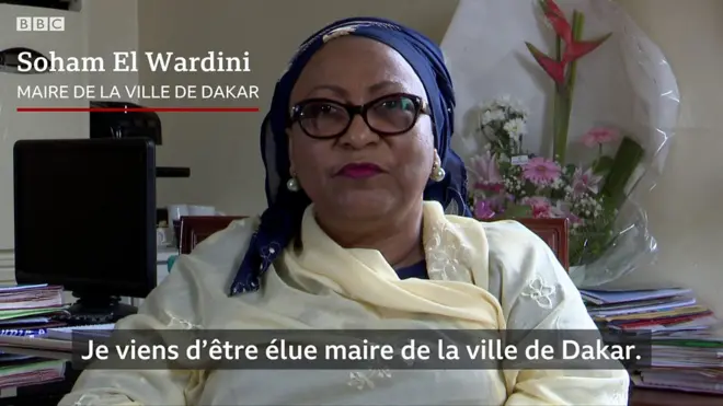 Soham El Wardini la nouvelle maire de Dakar, la capitale sénégalaise, est la première femme à occuper ce poste.