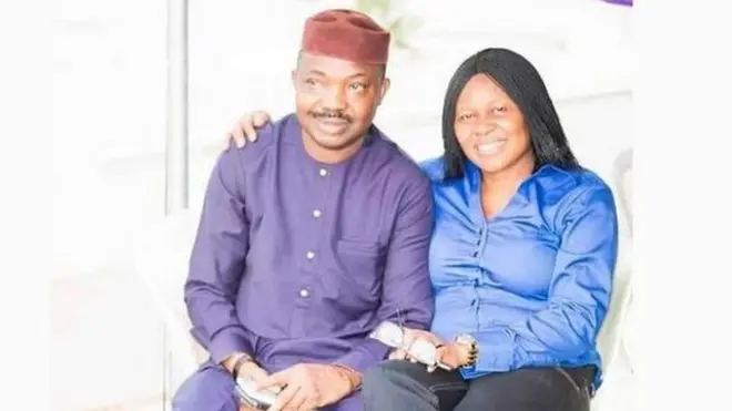 Aworan Yinka Odumakin ati Joe iyawo rẹ