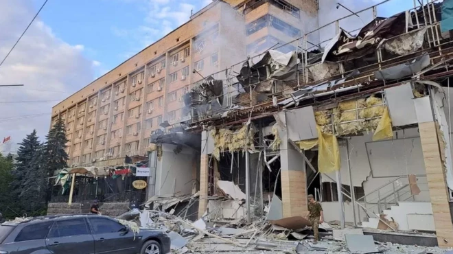 ساختمانی ویران شده