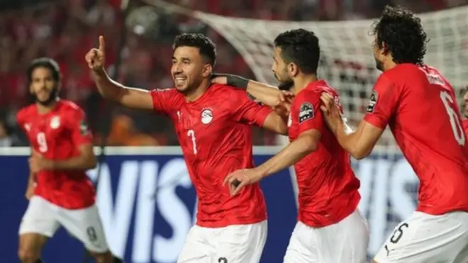 شارك تريزيجيه في أربع مباريات مع منتخب مصر لكرة القدم وأحرز هدفا في كأس الأمم الأفريقية 2019