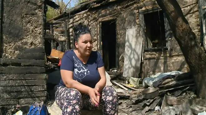 От дома Рузанны Багдасарян практически ничего не осталось