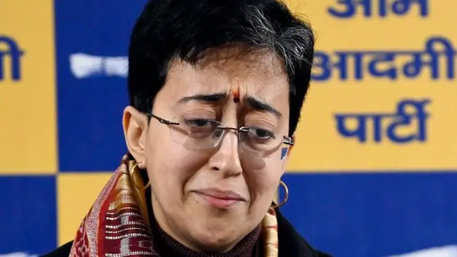 दिल्ली की सीएम आतिशी 