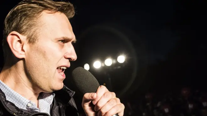 Навальный на митинге