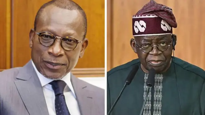 Patrice Talon, President of Benin Republic/Bola Tinubu, President of Nigeria