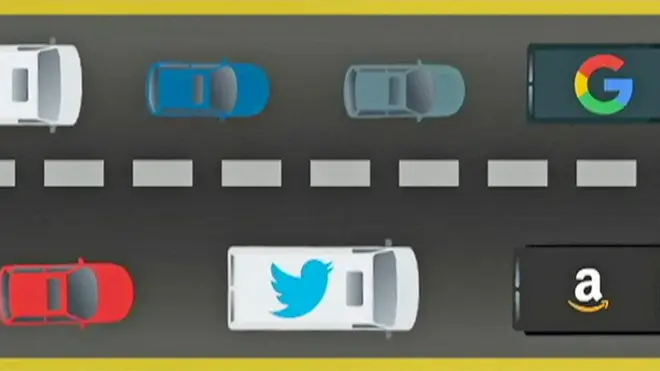 Ilustración sobre internet