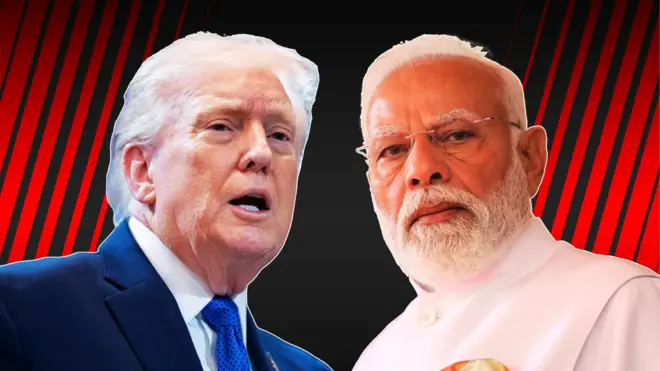 डोनाल्ड ट्रंप और नरेंद्र मोदी