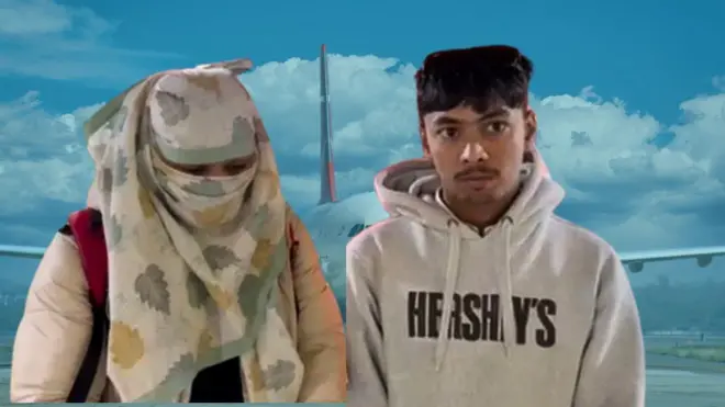 પાછા ફર્યા બાદની બન્ને વ્યક્તિઓની આણંદના સાંસદ મીતેશ પટેલ સાથેની એક તસ્વીર. 