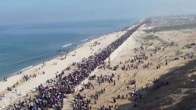 stotine hiljada Palestinaca vraća se na sever Gaze