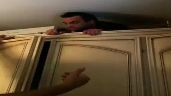 Polise direnmeyen Antonio Pelle, tutuklanarak cezaevine götürüldü