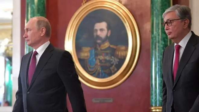Россия ва Қозоғистон президентлари