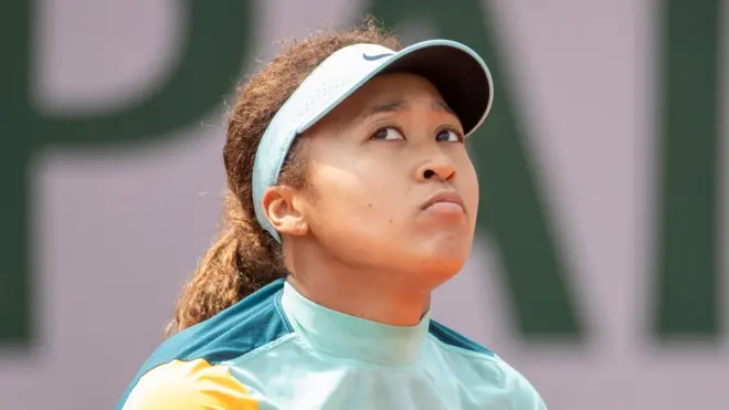 Naomi Osaka entrenando para el abierto de Rolland Garros, 29 mayo 2021