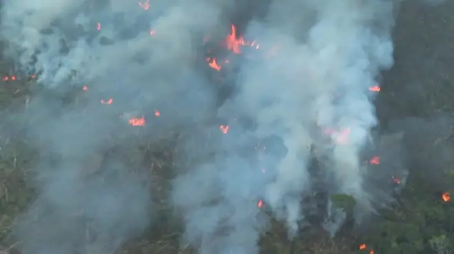 Incendio en el Amazonas
